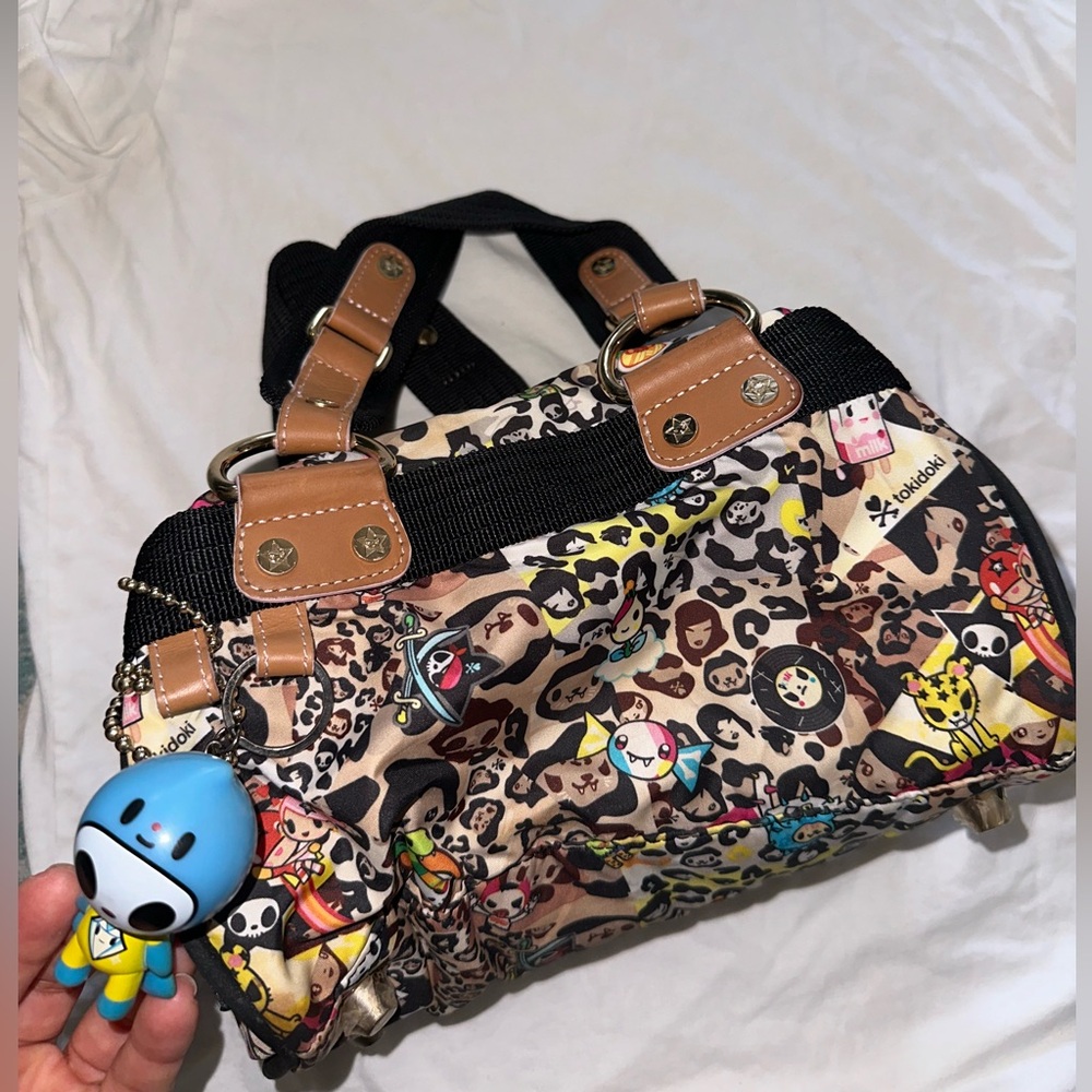 Tokidoki Leo mini duffle bag